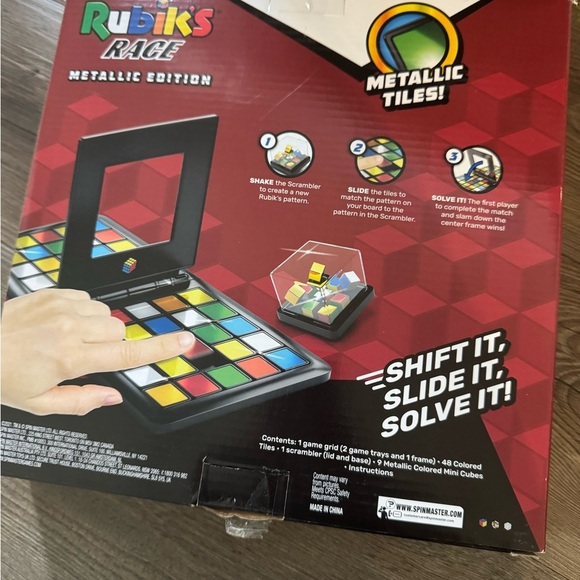 Rubik’s Race Metallic Edition Puzzle Game - Picture 2 of 5